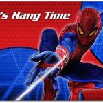 Spiderman Hang Time Invitation