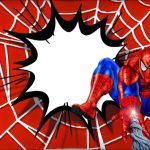Spiderman party invitation template