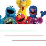 Sesame street birthday invitation free template 2
