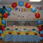 sesame street birthday decoration