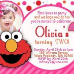 sesame street birthday invitation sample