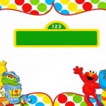 sesame street party invitations free template