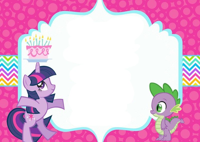 My Little Pony Free Printable Invitation Templates