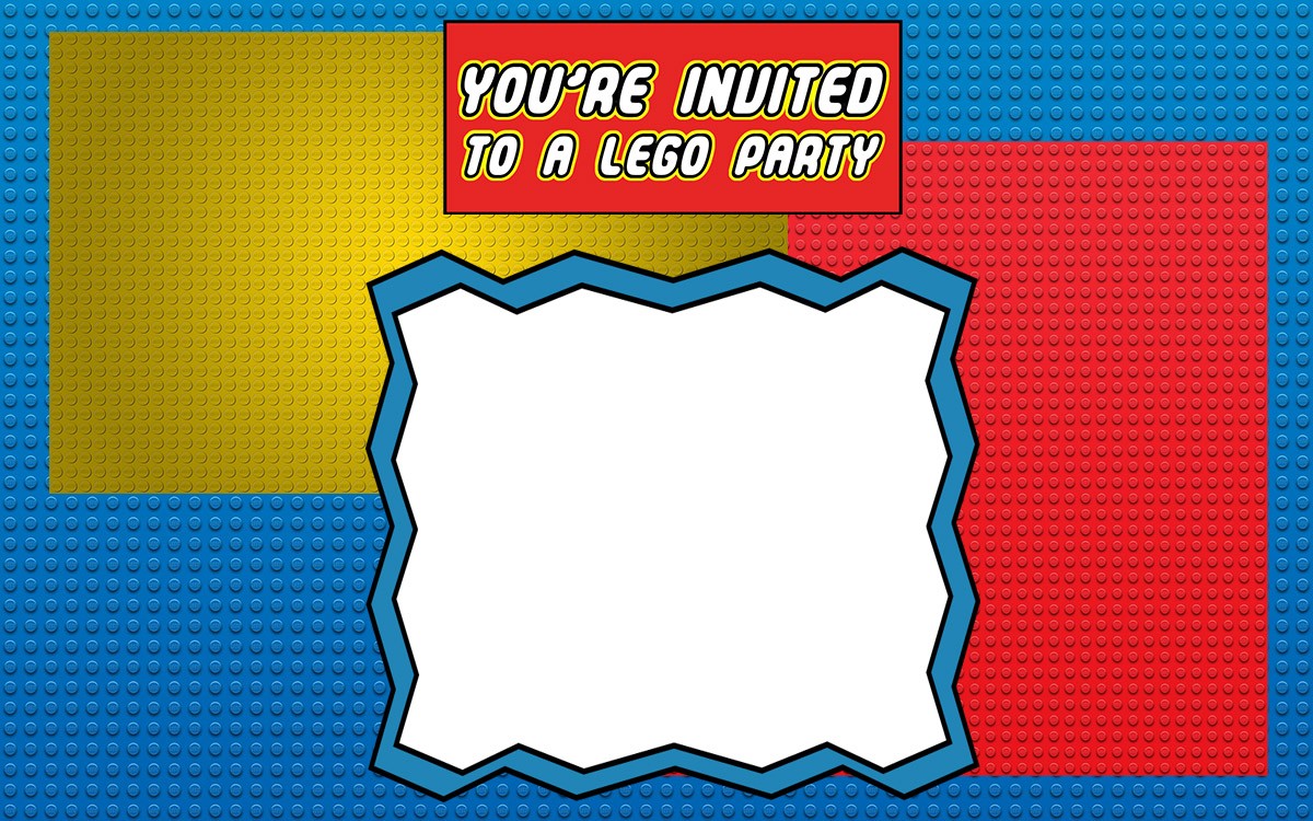 Free Printable Lego Invitation Templates | Invitations Online