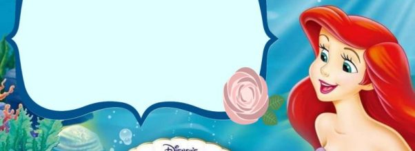 Little Mermaid Free Printable Invitation Templates