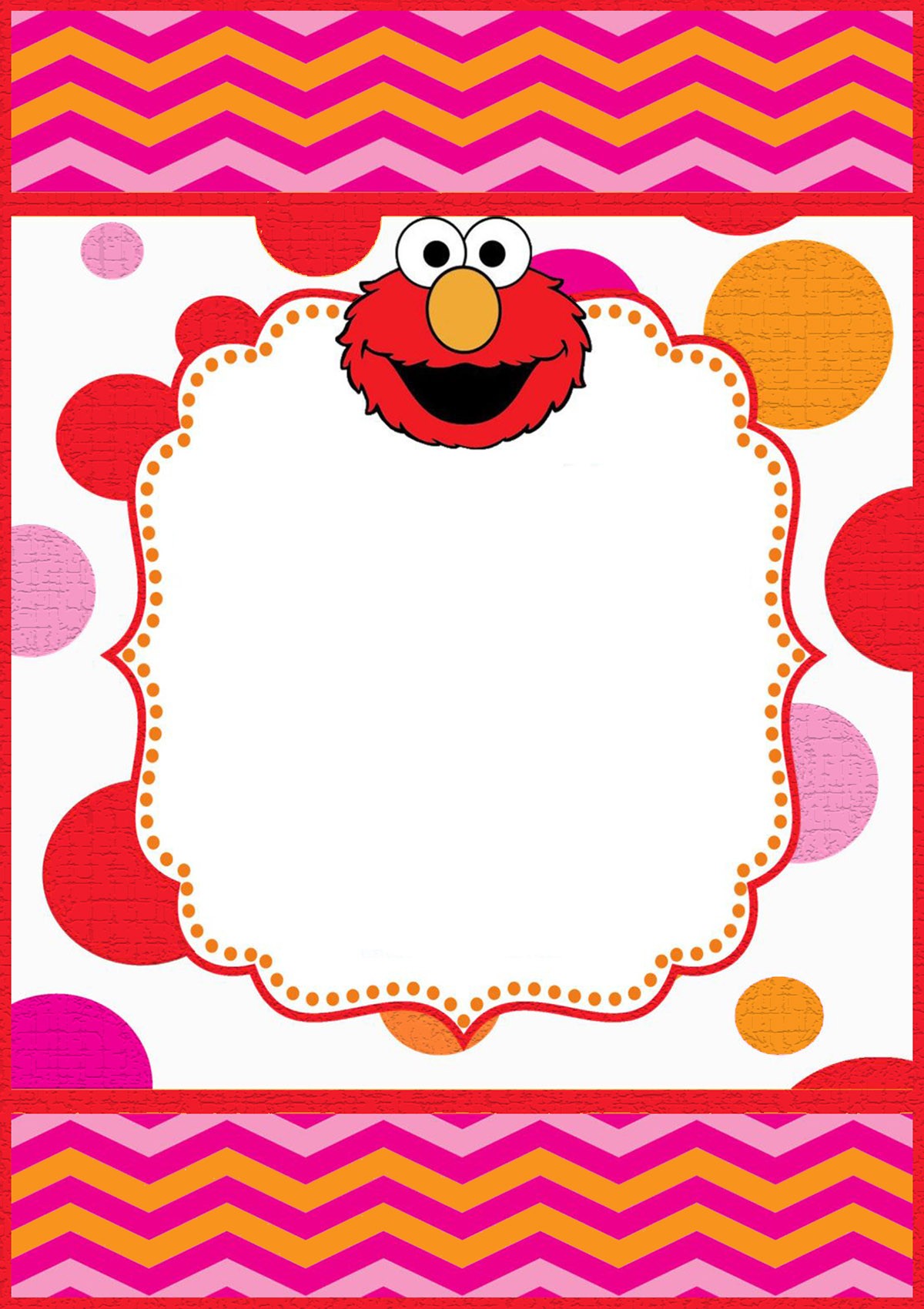 Free Printable Elmo Invitation Templates Invitations Online