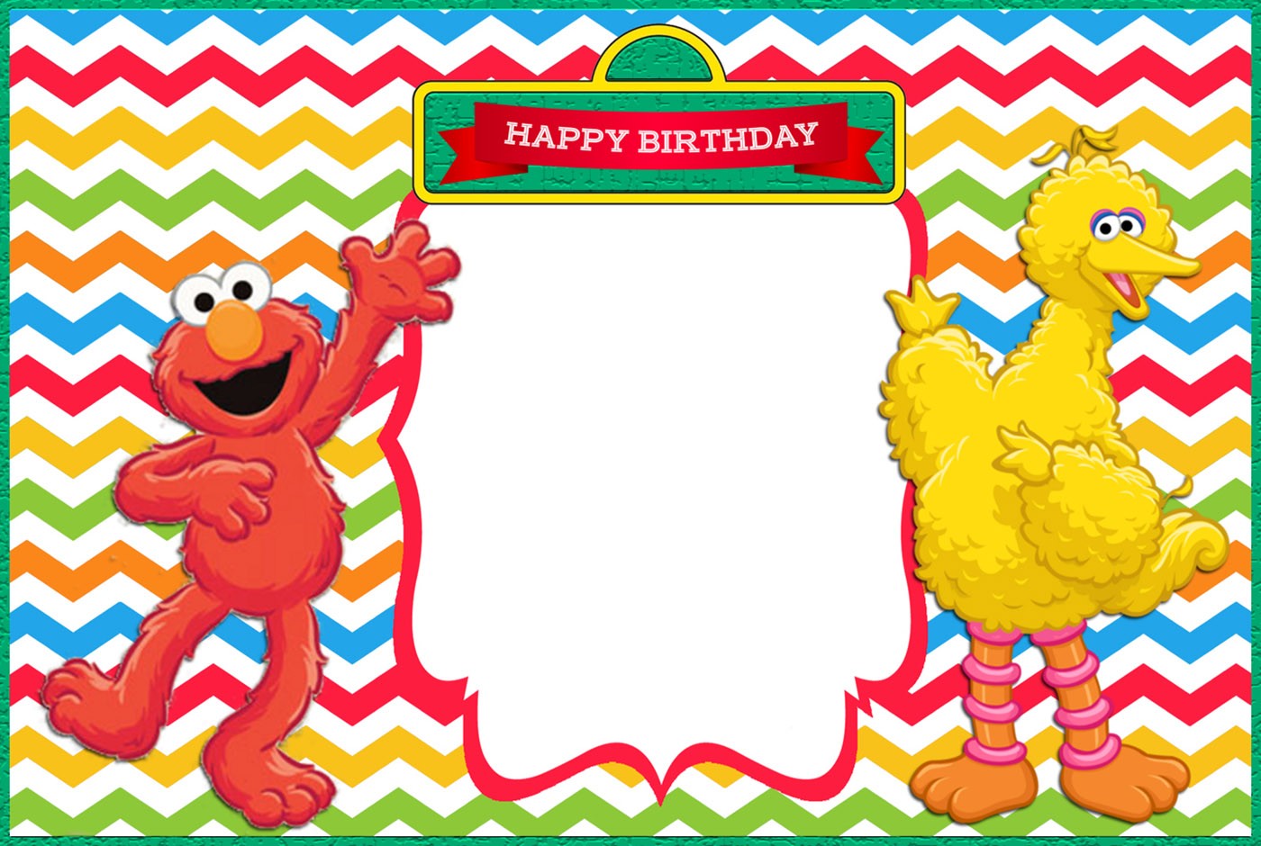 Free Printable Elmo Invitation Templates Invitations Online