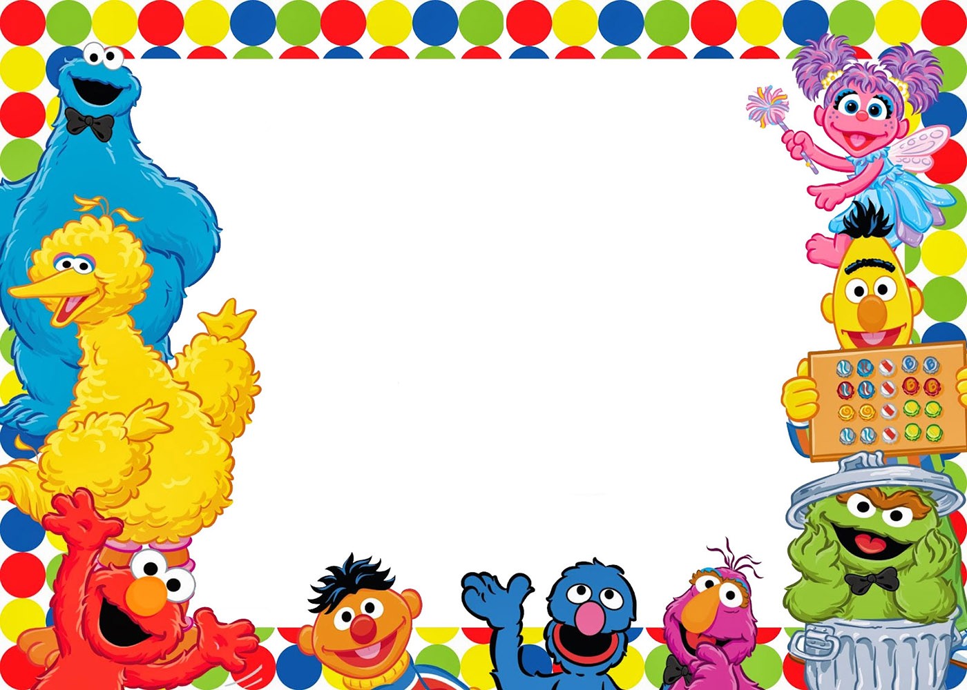 Free Printable Sesame Street Invitation Invitations Online