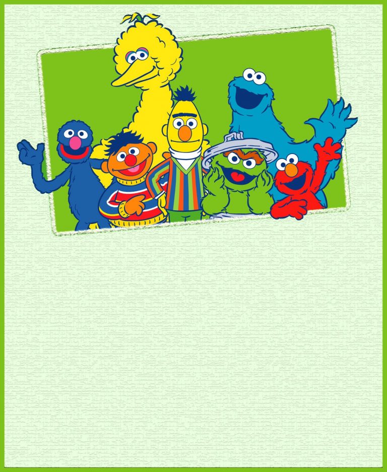 Printable Sesame Street Party Invitation Card – Invitations Online