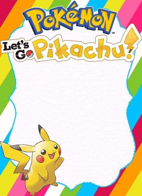 Pokemon Birthday Card Template from www.showerinvitationsonline.com